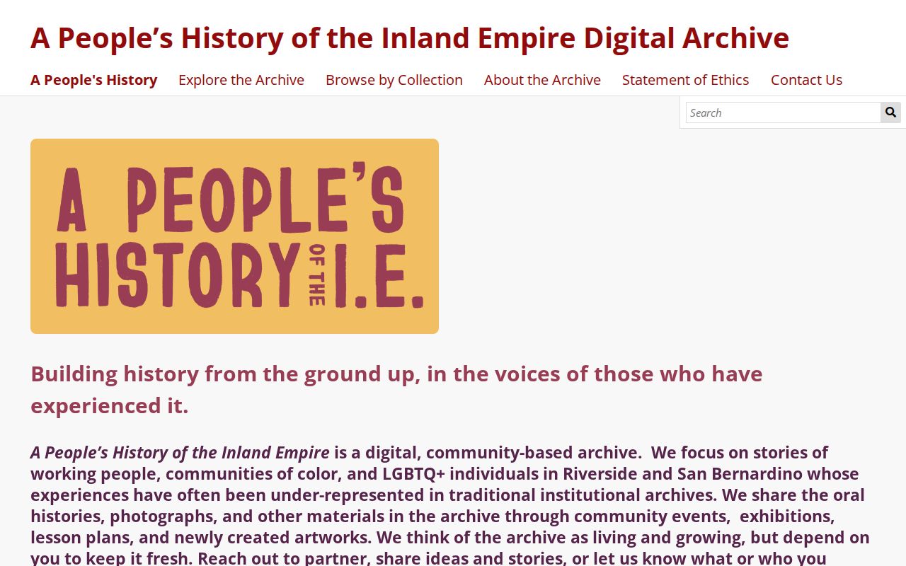 Riverside neighbors People's History of the Inland Empire archive