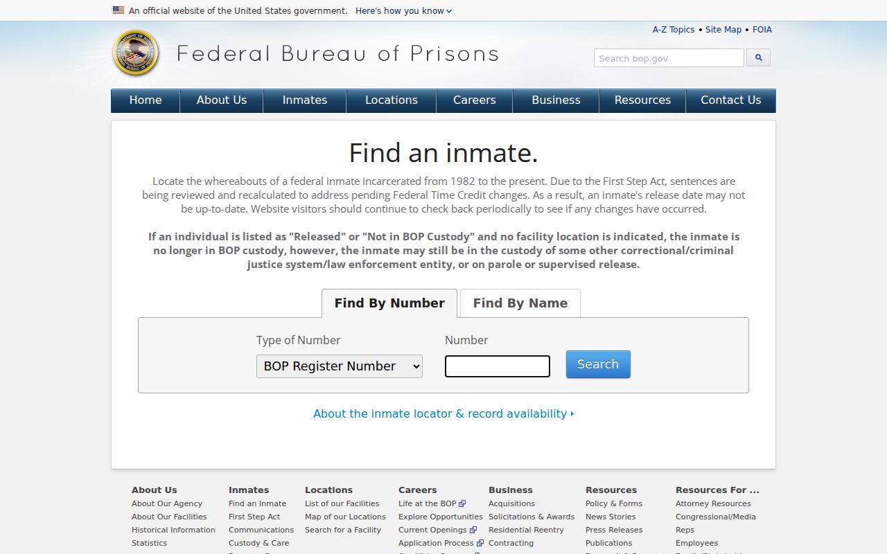 Riverside resident lookup federal inmate locator