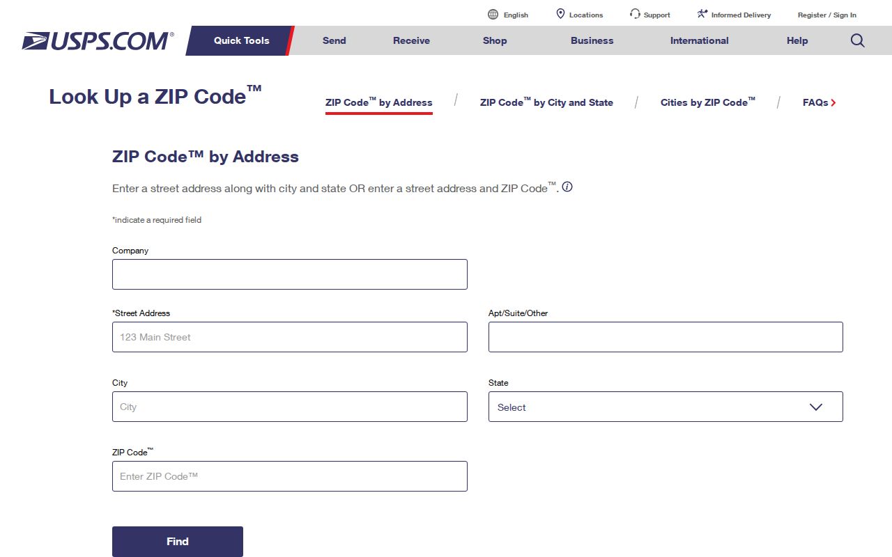 Riverside ZIP code directory address verification lookup